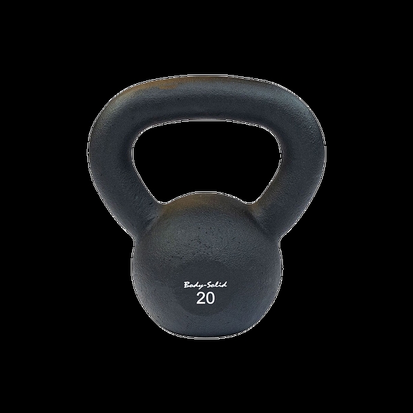 Picture of Tools KBR20 20 lbs Cast Iron Powder Coated Kettle Bell - Black