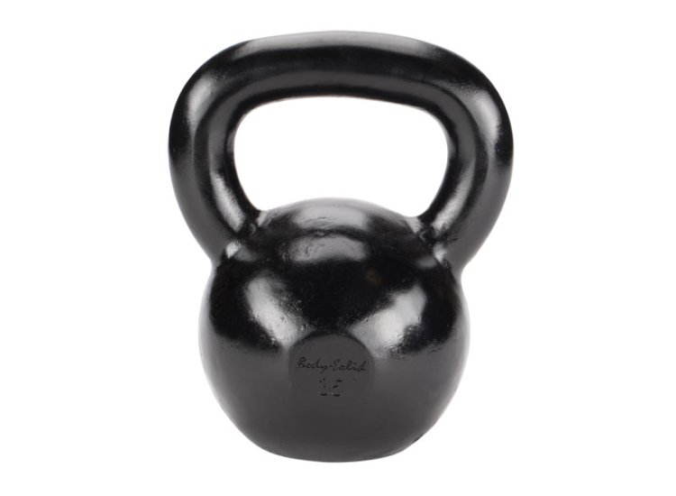 Picture of Tools KBR35 35 lbs Cast Iron Powder Coated Kettle Bell - Black