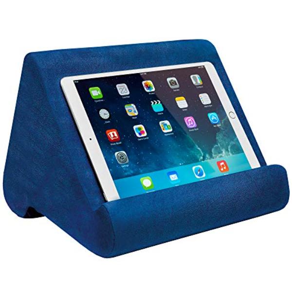 Picture of Ontel Pillow-Blue-stickerles Ultra Multi-Angle Soft Tablet Stand Pillow Pad for Comfortable Angled Viewing for iPad -Tablets - Kindle - Smartphones - Books & Magazines&#44; Blue