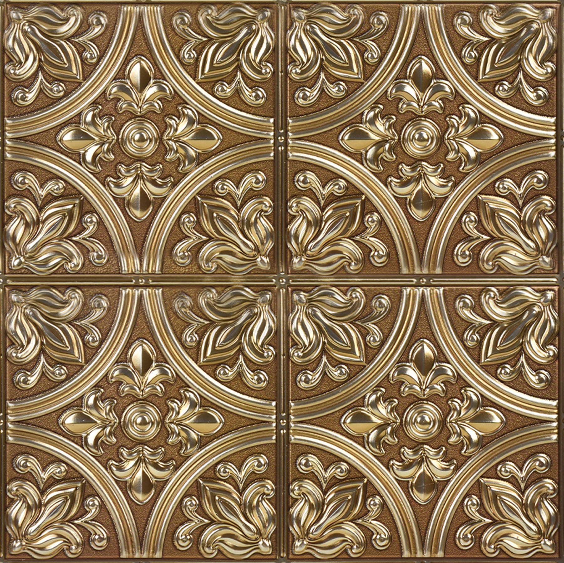 Chelsea Bronze Peel & Stick Tin Tiles - Bronze