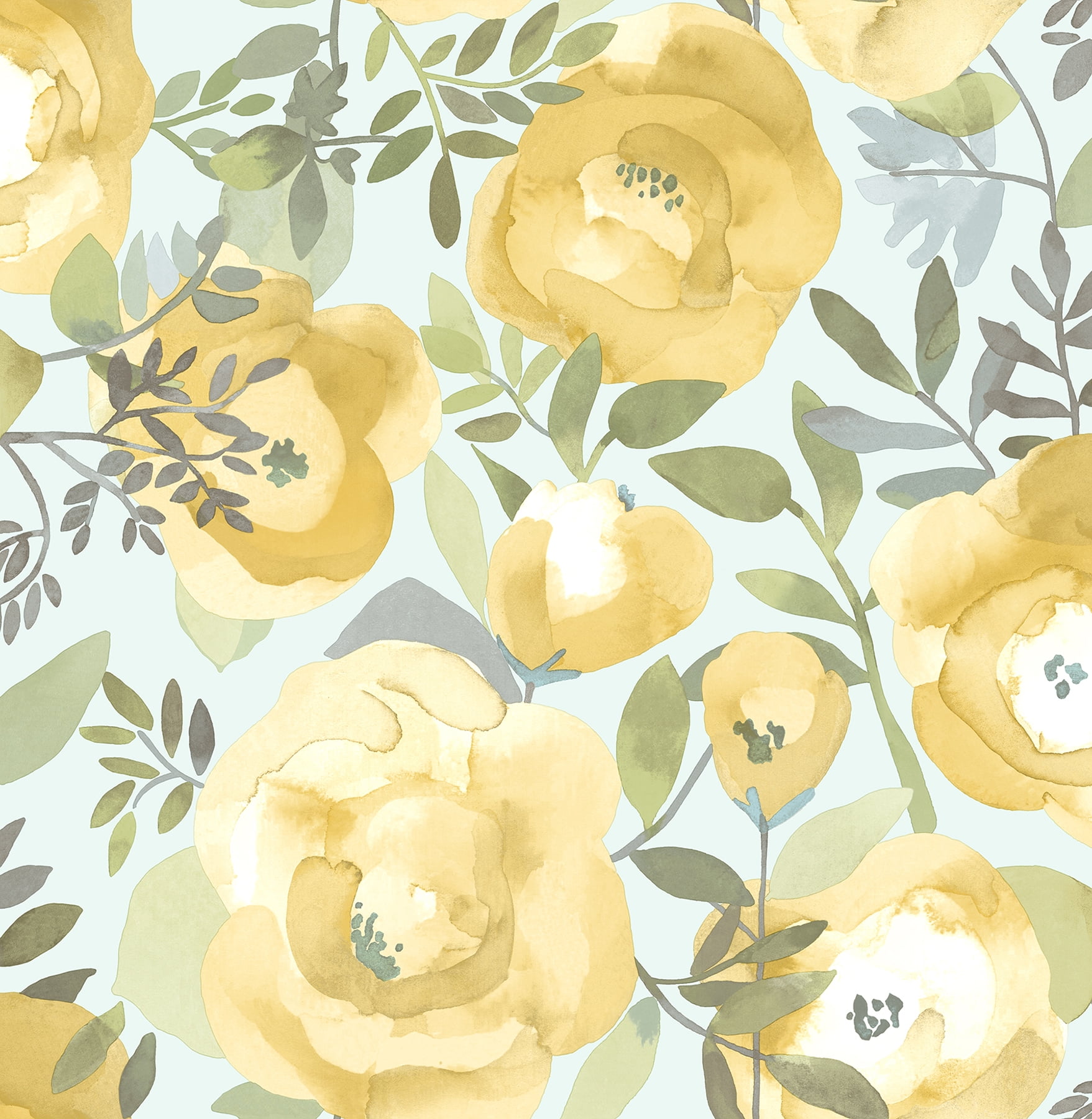 Peel & Stick Wallpaper - Peachy Keen Yellow - 20.5in. x 18ft Roll