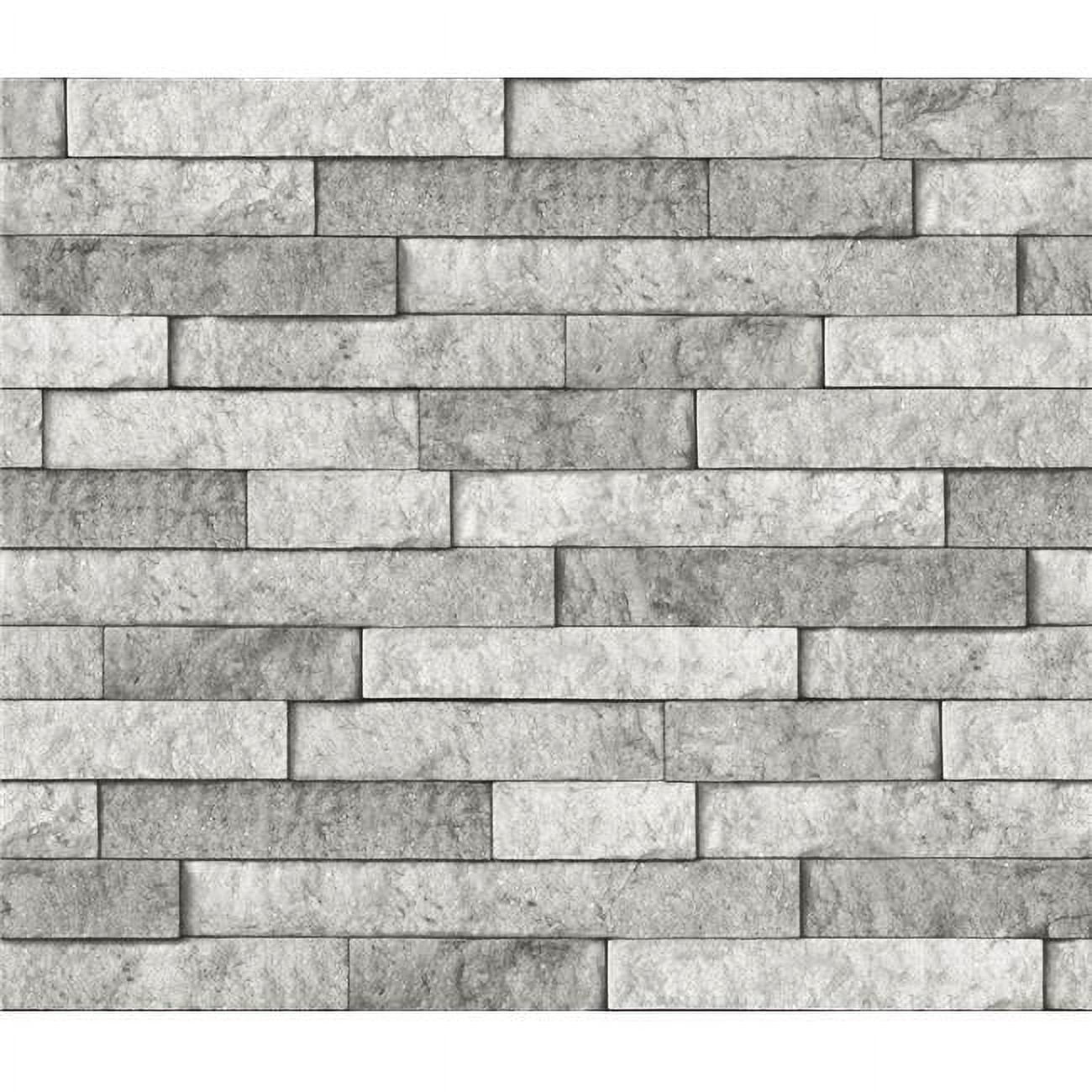 Grey Stone Peel & Stick Backsplash