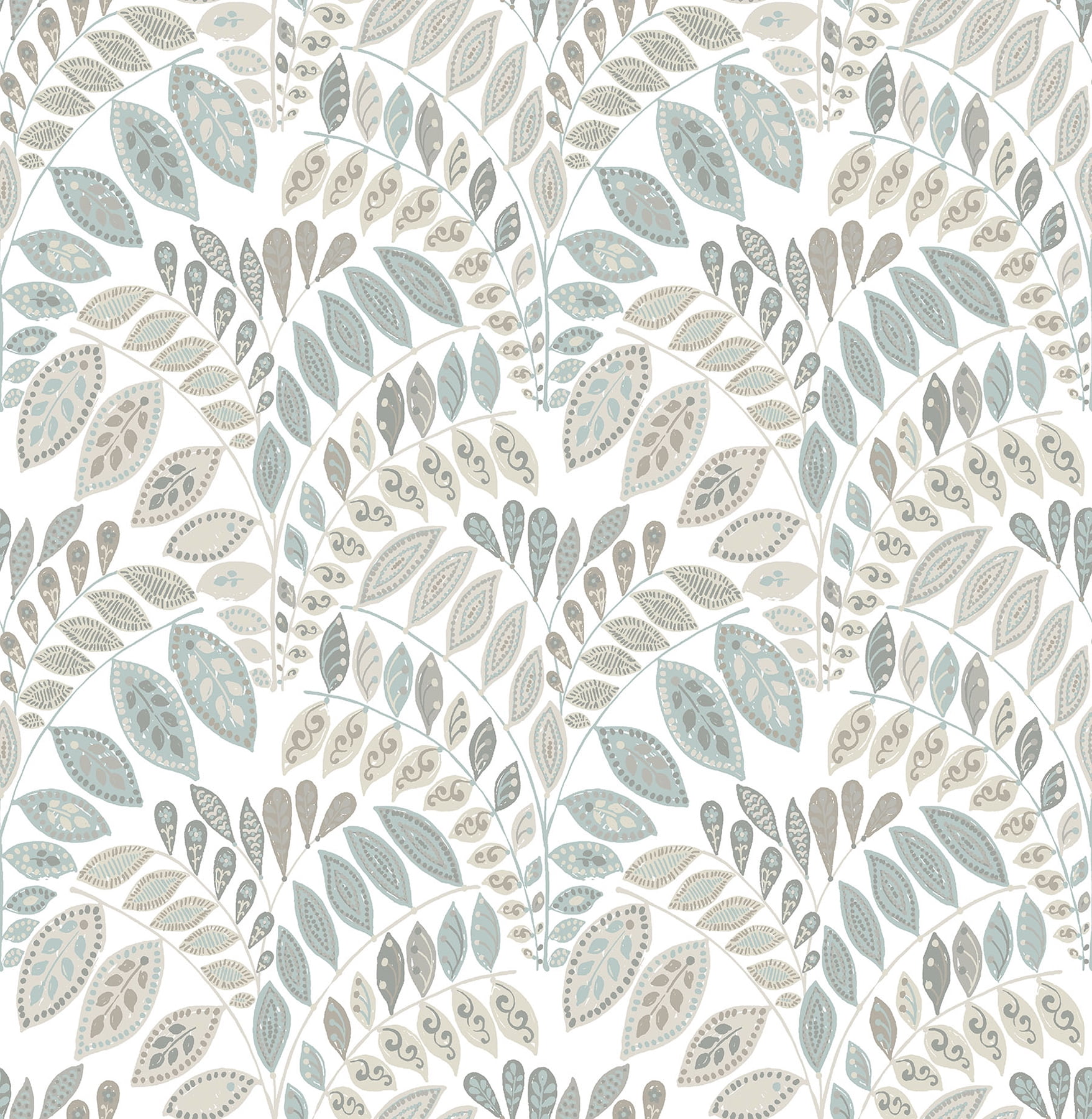 Gustavus Peel & Stick Wallpaper - Blue