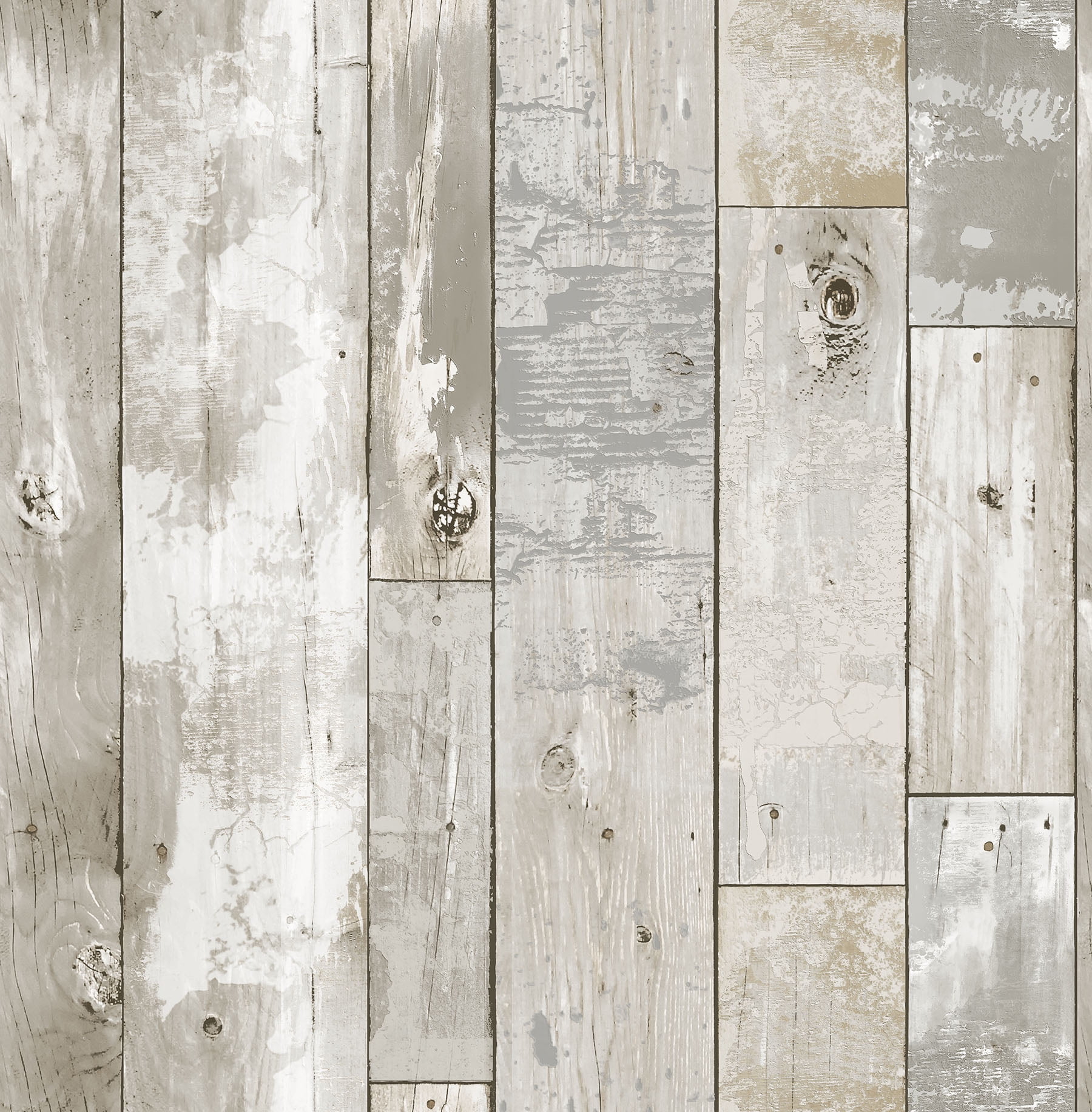 Driftwood Peel & Stick Wallpaper, Brown