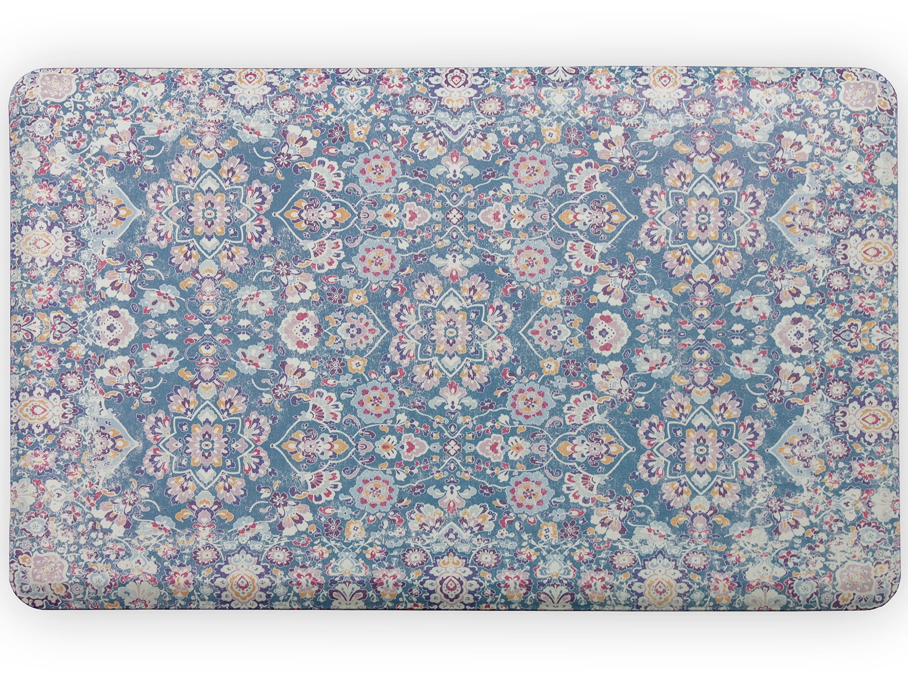 Kilim Anti-Fatigue Comfort Mat, Blue