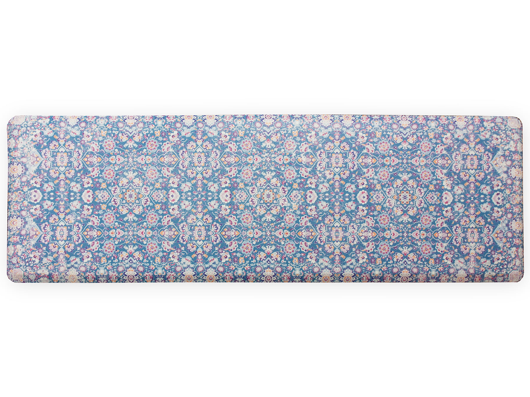 Kilim Anti-Fatigue Comfort Long Mat, Blue