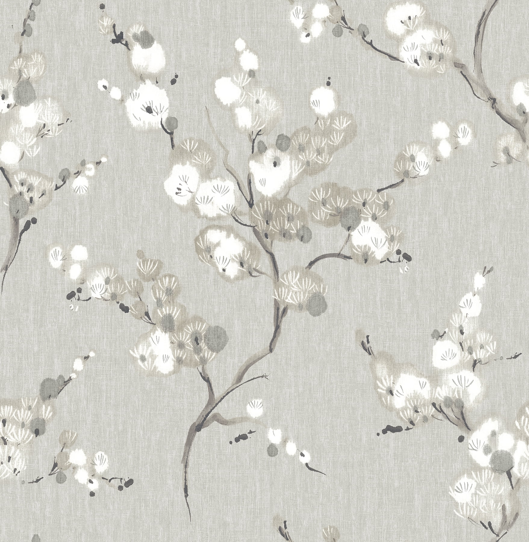 Mirei Peel & Stick Wallpaper, Grey