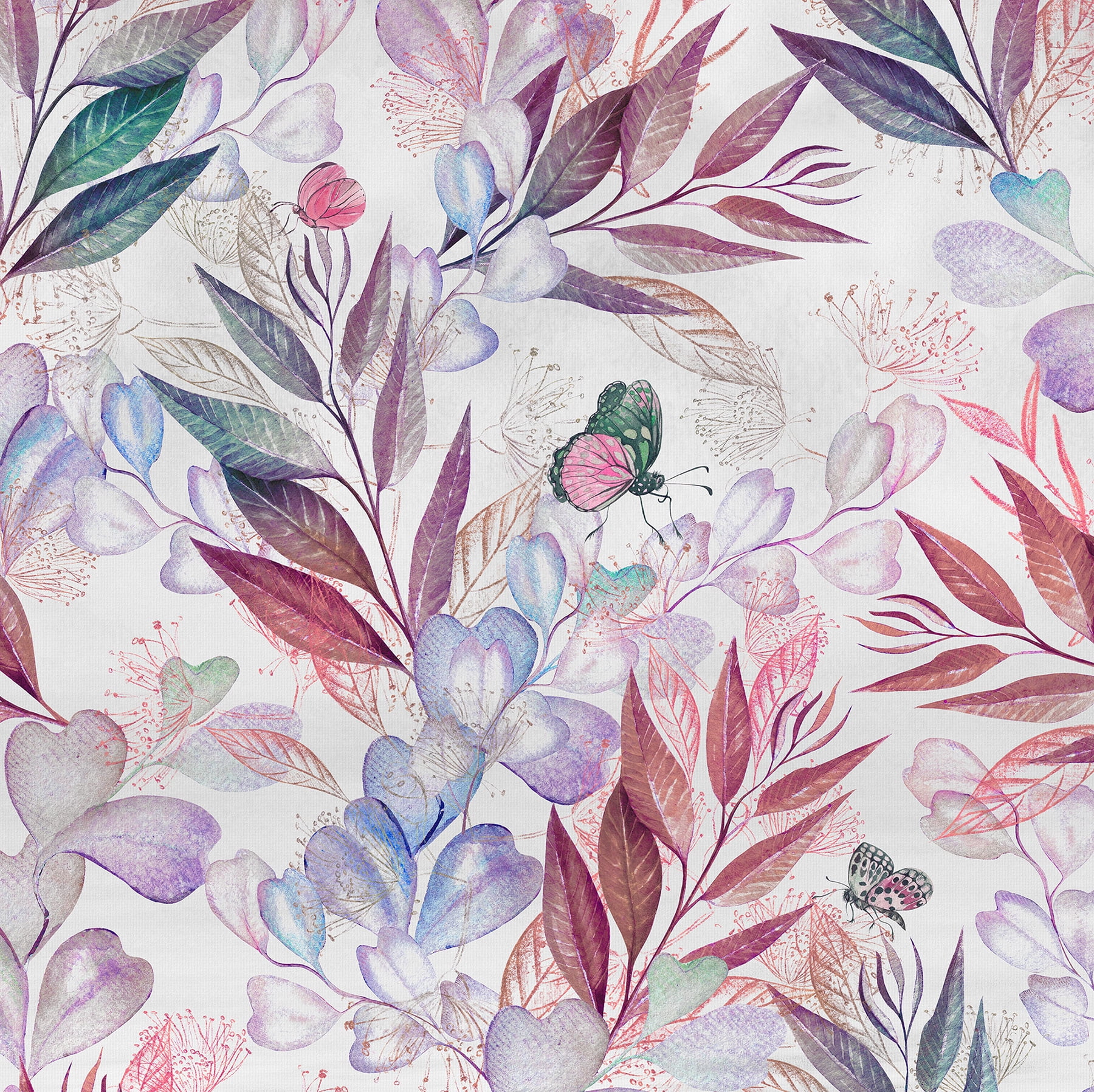 X5-1082 8 ft. 2 in. x 8 ft. 2 in. Eucalyptus Wall Mural