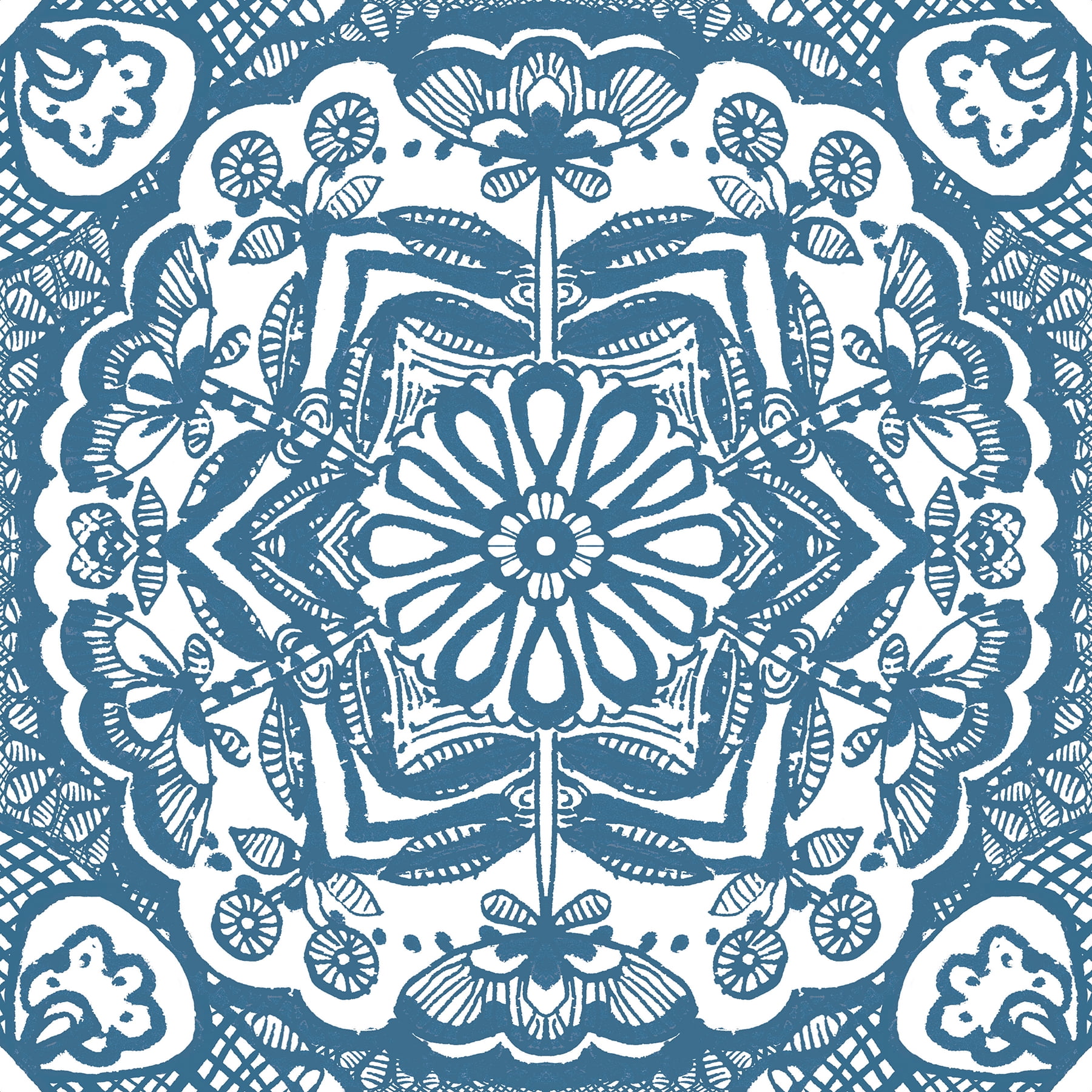 12 x 12 in. Erina Blue Peel & Stick Floor Tiles