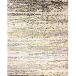Picture of Bashian K153-MULTI-6X9-HSV18 Cascade Collection Abstract Contemporary 100 Percent Handspun Viscose Hand Knotted Area Rug&#44; Multicolor - 6 x 9 ft.