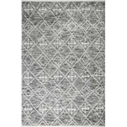 Picture of Bashian M133-GY-2.6X8-BN15 Bashian Marrakesh Collection Moroccan Transitional 100 Percent Wool Hand Knotted Area Rug&#44; Grey - 2 ft. 6 in. x 8 ft.
