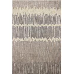 Picture of Bashian R129-TA-6x9-HG373 5 ft. 6 in. x 8 ft. 6 in. Greenwich Collection Contemporary Wool & Viscose Hand Tufted Area Rug - Taupe