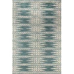 Picture of Bashian S185-TE-4X6-ST281 3 ft. 6 in. x 5 ft. 6 in. Chelsea Collection Contemporary 100 Percent Wool Hand Tufted Area Rug - Teal
