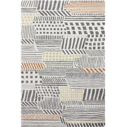 Picture of Bashian S185-IV-2.6X8-ST282 2 ft. 6 in. x 8 in. Chelsea Collection Contemporary 100 Percent Wool Hand Tufted Area Rug - Ivory