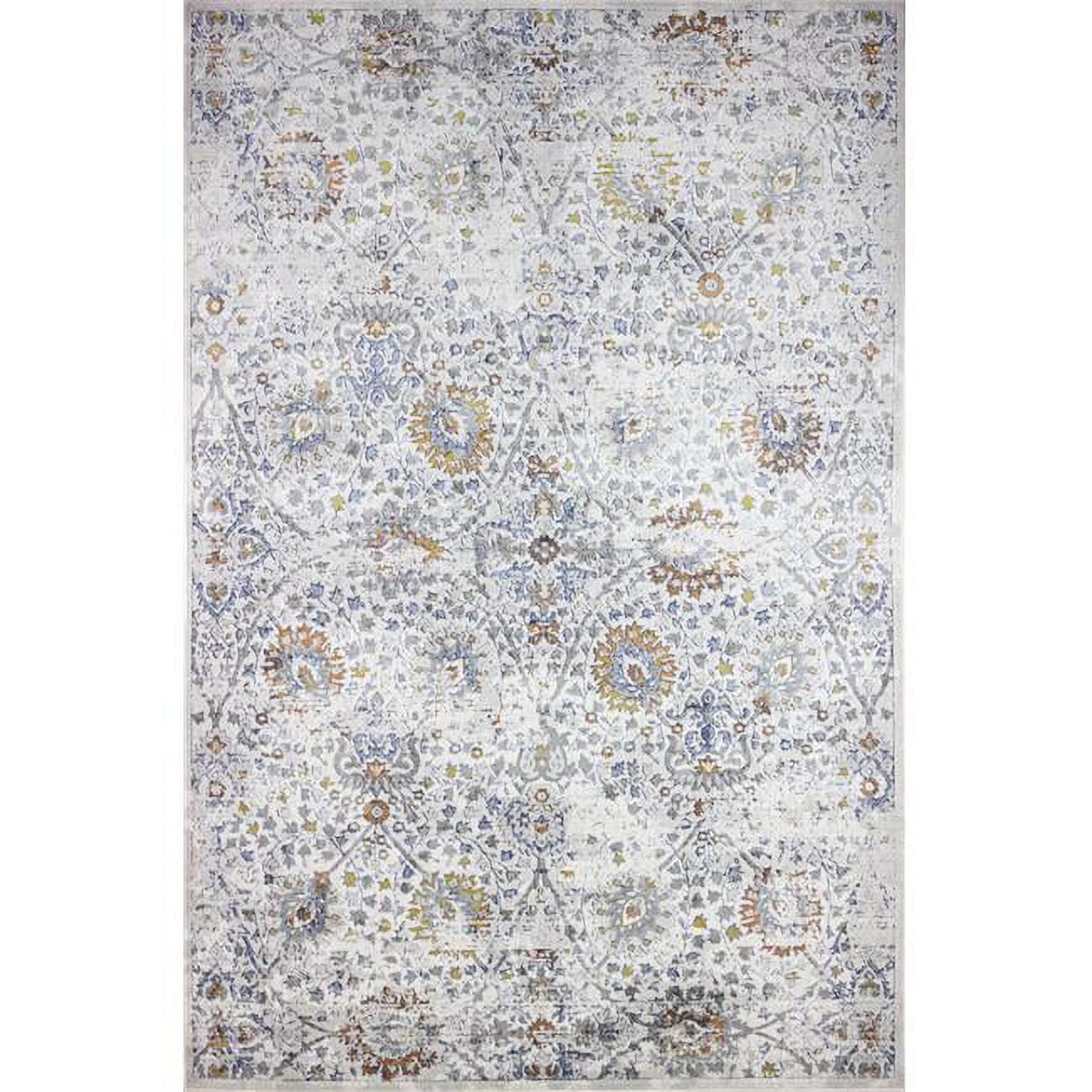 Sevilla Collection Transitional Polypropylene & Polyester Power Loom Area Rug - Ivory - 8 ft. 6 in. x 11 ft. 6 in -  FinalFrame, FI2813349