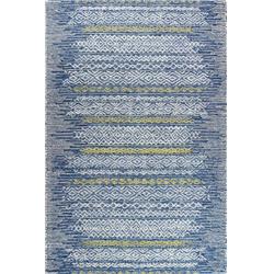 Picture of Bashian R120-AZ-76X96-CL159 7 ft. 6 in. x 9 ft. 6 in. Venezia Collection Transitional 100 Percent Wool Hand Tufted Area Rug - Azure