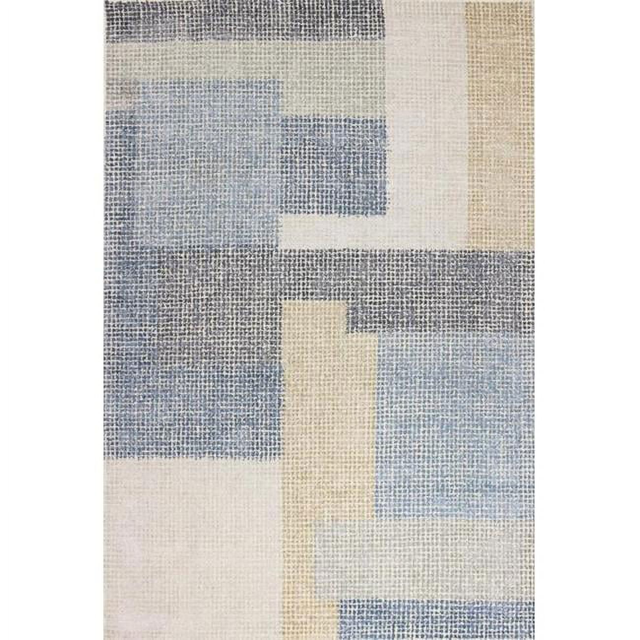 Picture of Bashian L124-MULTI-9X12-LM109 8 ft. 6 in. x 11 ft. 6 in. Luminous Contemporary Viscose & Wool Hand Tufted Area Rug&#44; Multi Color