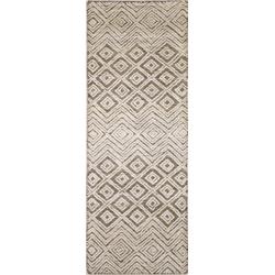 R130-TA-2.6X8-LC159 2 ft. 6 in. x 8 ft. Verona Transitional 100 Percent Wool Hand Tufted Runner Rug, Taupe -  Bashian