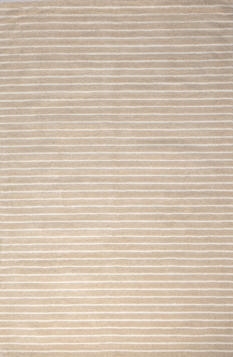 Picture of Bashian S176-BE-5X8-ALM71 5 ft. x 7 ft. 6 in. Contempo Contemporary 100 Percent Wool Hand Loomed Rectangle Area Rug&#44; Beige