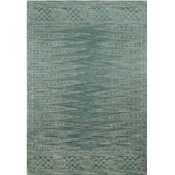 Picture of Bashian R120-TE-76X96-CL153 Bashian Venezia Collection Geometric Transitional 100 Percent Wool Hand Tufted Area Rug&#44; Teal - 7 ft. 6 in. x 9 ft. 6 in.
