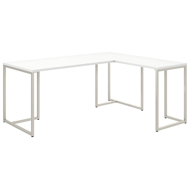 Picture of Bush Business Furniture MTH017WH 72 in. Method L-Shaped Desk with 30 in. Return - White