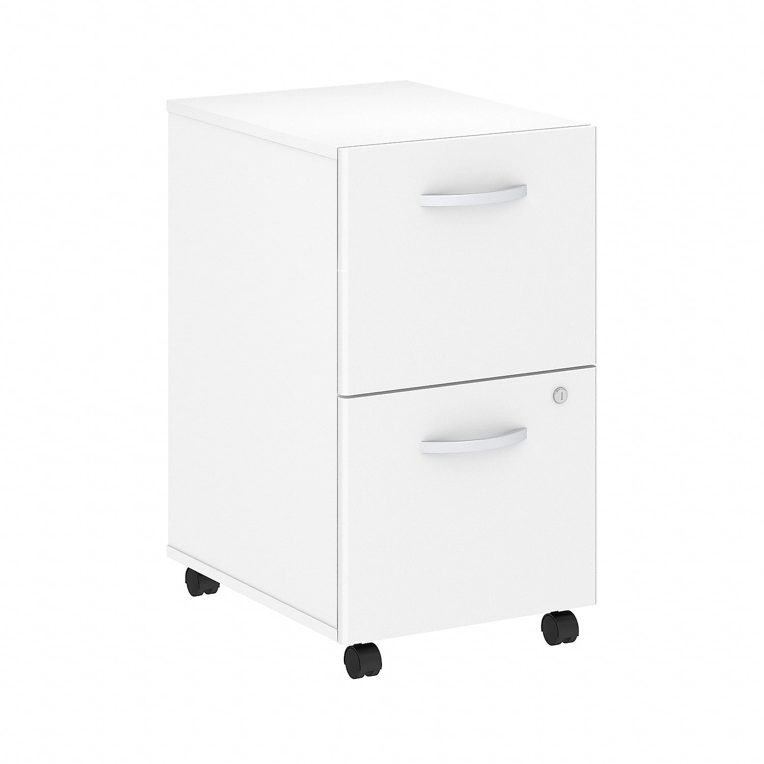 Picture of Bush Business Furniture SCF116WHSU Studio C 2 Drawer Mobile File Cabinet - White