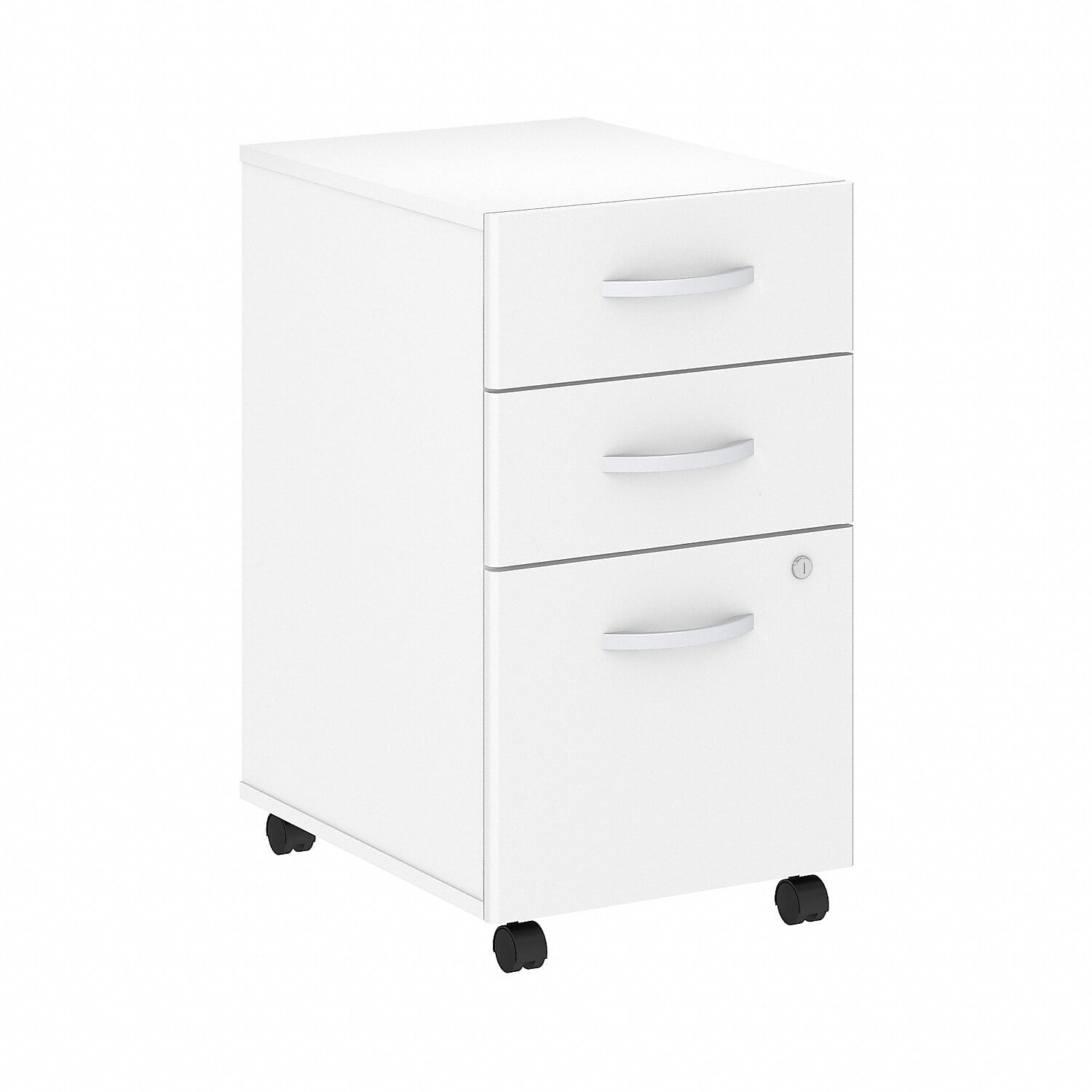 Picture of Bush Business Furniture SCF216WHSU Studio C 3 Drawer Mobile File Cabinet - White