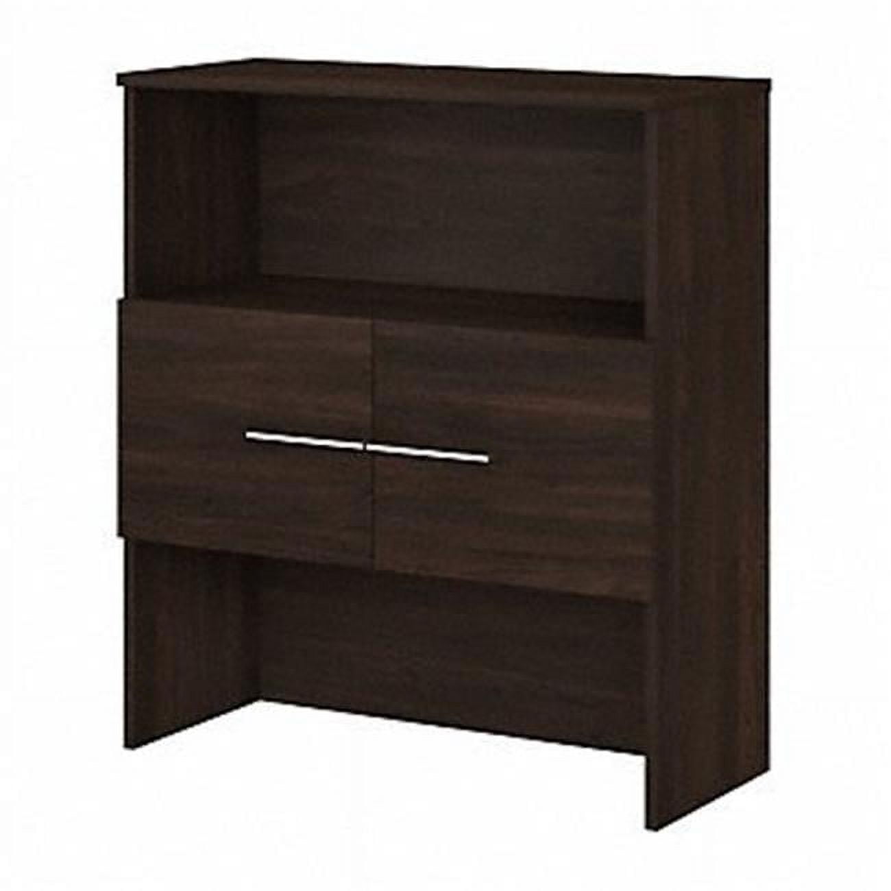 Picture of Bush Business Furniture OFH136BW Office 500 Bookcase Hutch - Black Walnut