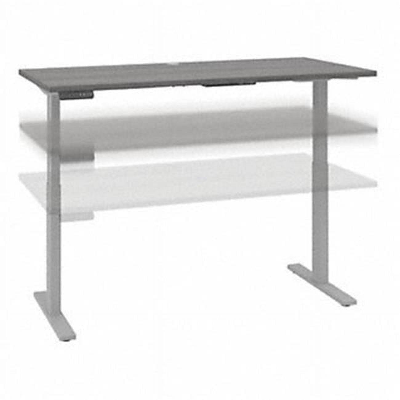 60 x 30 in. Move 60 Series Height Adjustable Standing Desk - Platinum Gray -  SeatSolutions, SE3361201