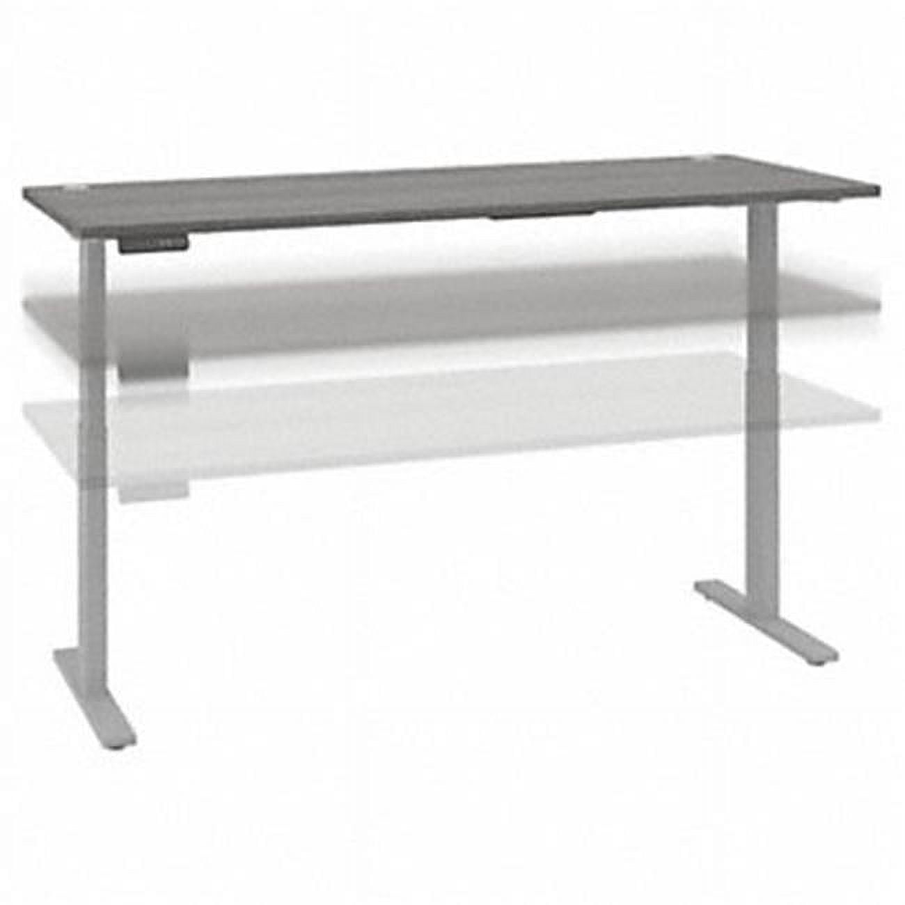 72 x 30 in. Move 60 Series Height Adjustable Standing Desk - Platinum Gray -  SeatSolutions, SE3352090