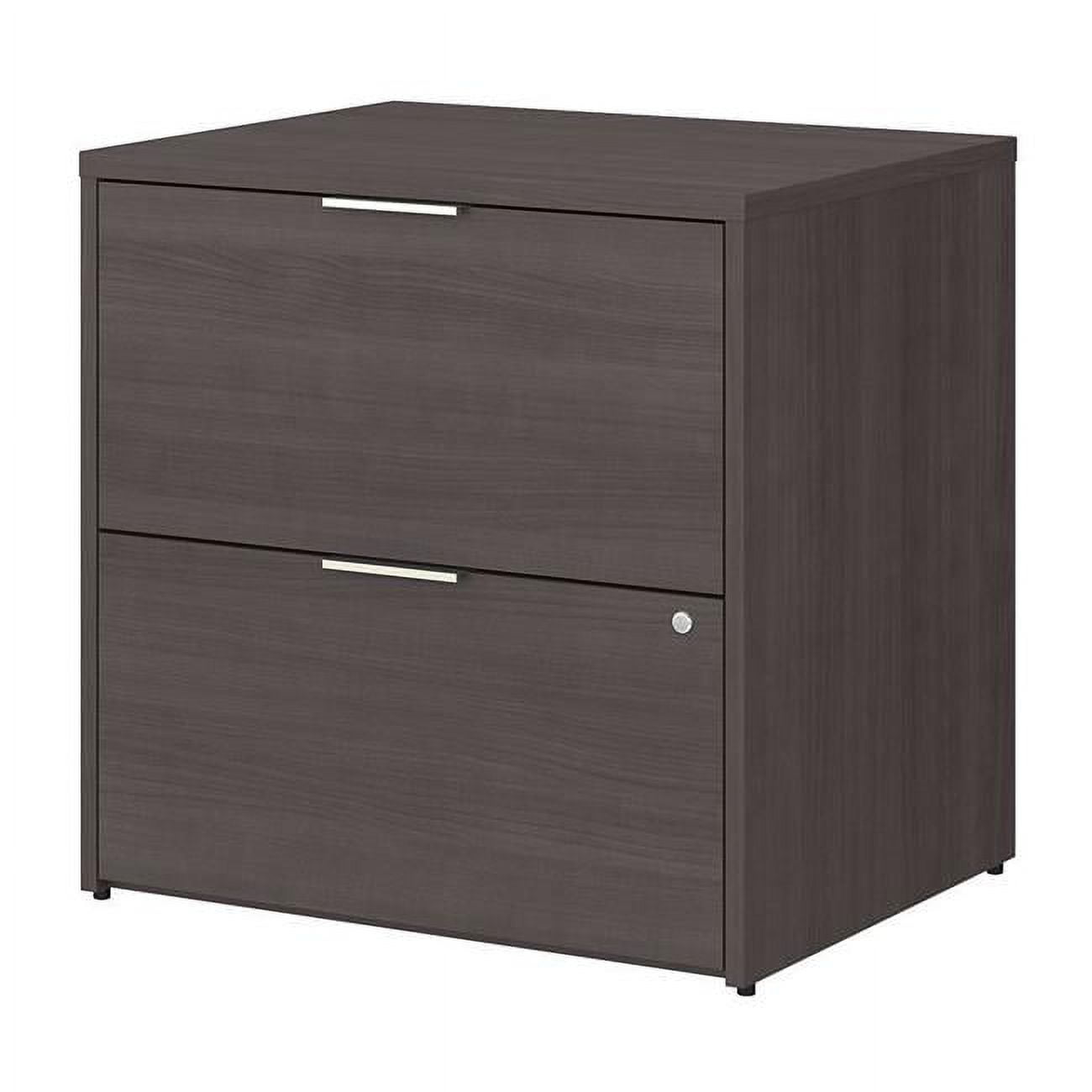 Picture of Bush Business Furniture JTF130SGSU 30 x 24 x 30 in. Jamestown 2 Drawer Lateral File Cabinet - Assembled - Strom Gray