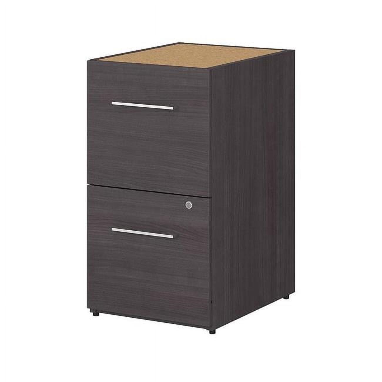 Picture of Bush Business Furniture OFF216SGSU 16 x 20 x 29 in. Office 500 2 Drawer File Cabinet, Storm Gray