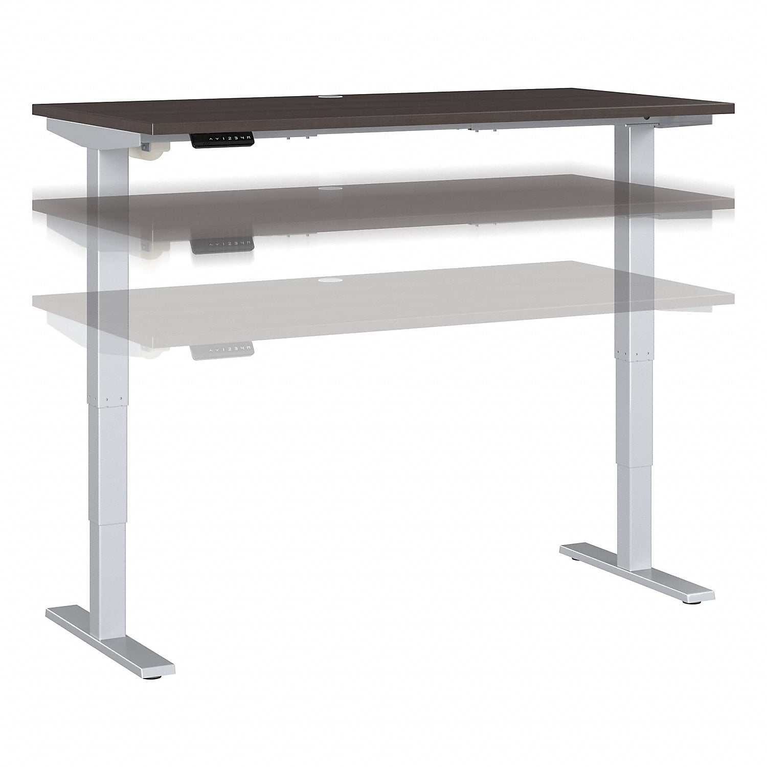 M4S6030SGSK 60 x 30 in. Move 40 Series Electric Height Adjustable Standing Desk, Storm Gray -  Bush Business Furniture