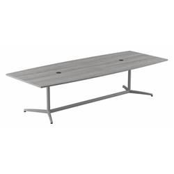 Picture of Bush Business Furniture 99TBM120PGSVK 120 x 48 in. Boat Shaped Conference Table with Metal Base