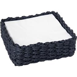 Picture of Boston International NH7944 Paper Lunch Napkin Woven Caddy&#44; Dark Blue