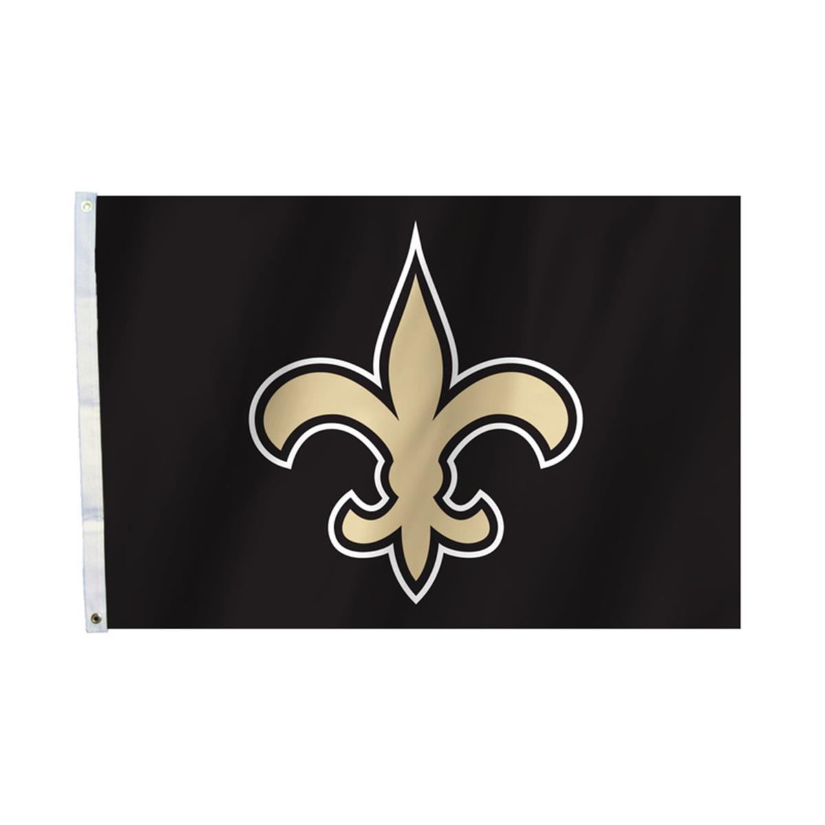 Picture of Fremont Die 92026B 2 x 3 in. New Orleans Saints All-Pro Flag