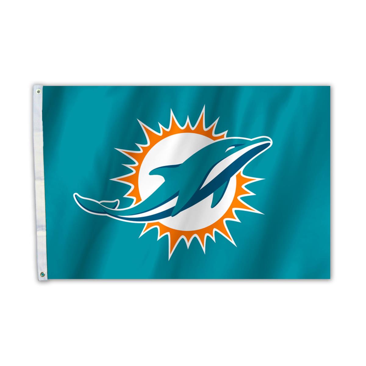 Picture of Fremont Die 92037B 2 x 3 in. Miami Dolphins All-Pro Flag