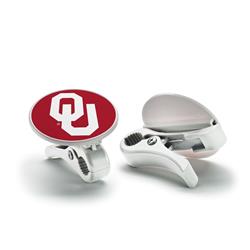 Picture of BSI Products 99419 Oklahoma Sooners NCAA Sports Clips&#44; Set of 2