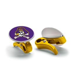 Picture of BSI Products 99428 East Carolina Pirates NCAA Sports Clips&#44; Set of 2