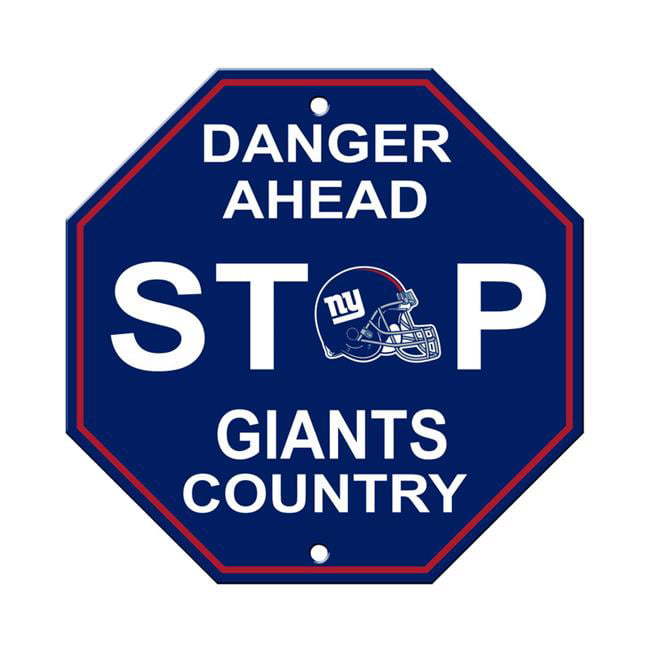 Fremont Die  New York Giants Plastic Stop Sign