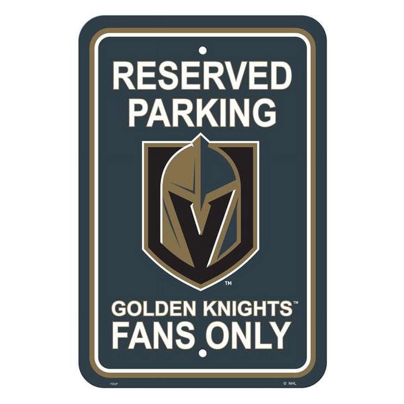 Picture of Fremont Die 80252 Las Vegas Golden Knights Plastic Parking Sign
