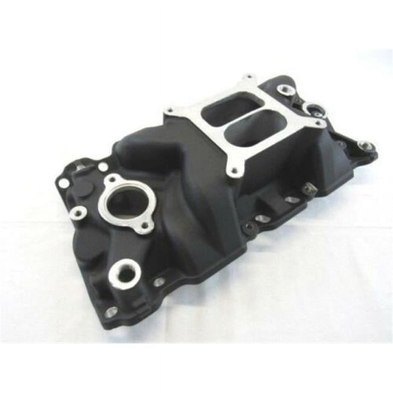E42404BK Qualifier Intake Manifold for 1957-1995 SBC 350, Black