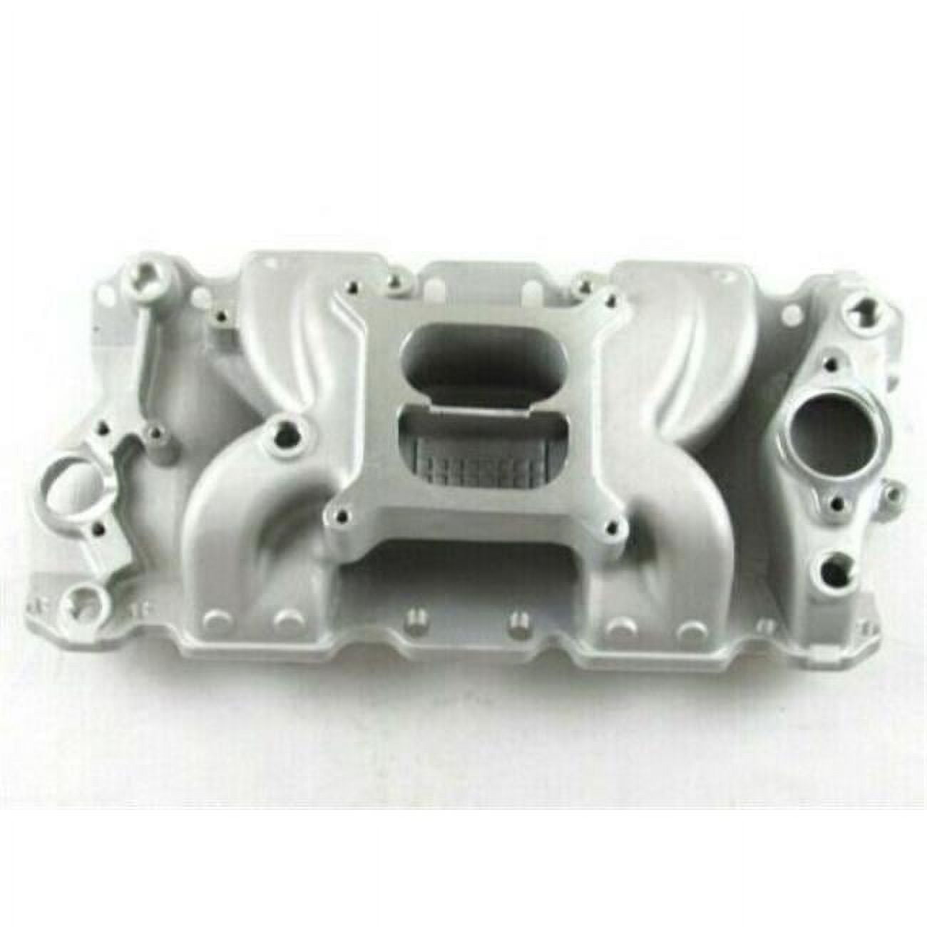 Intake Manifold for 1957-1995 Chevy SBC 350 Eliminator, Satin