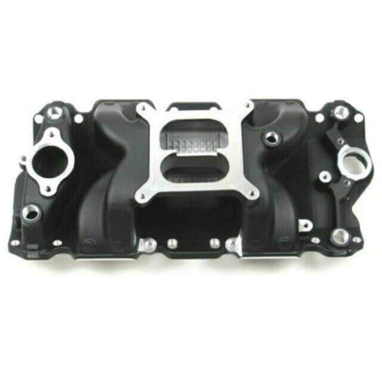 Intake Manifold for 1957-1995 Chevy SBC 350 Eliminator, Black