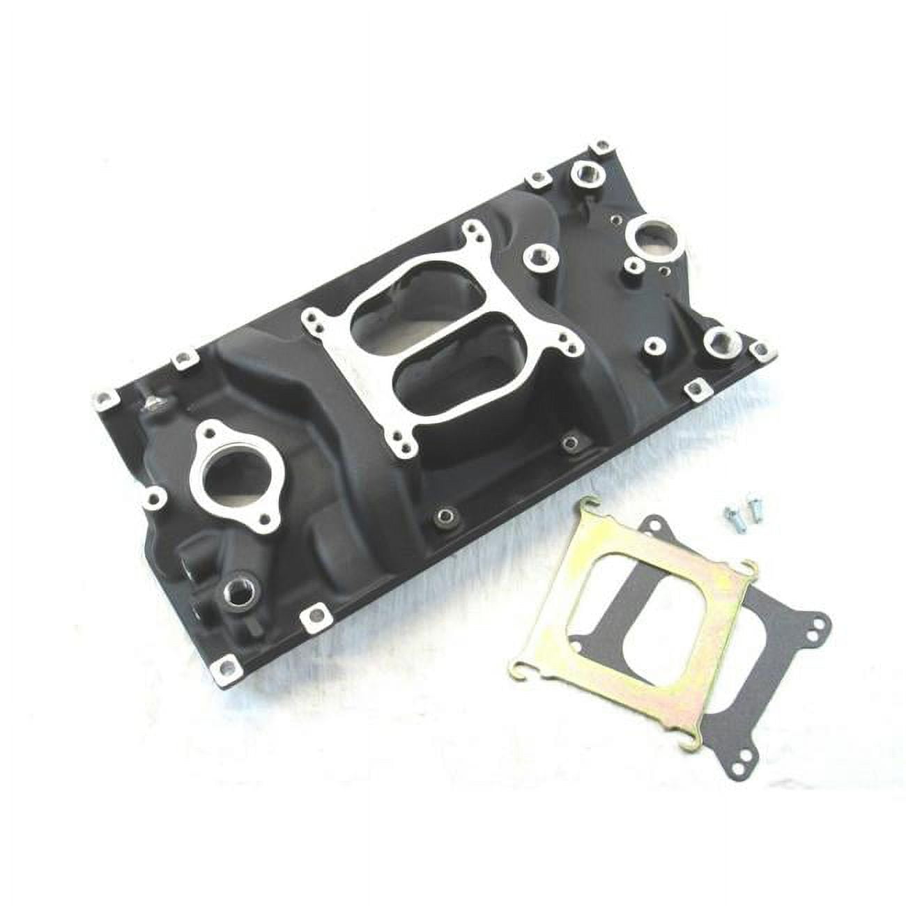 SBC 350 Holeshot Vortec Intake Manifold, Black