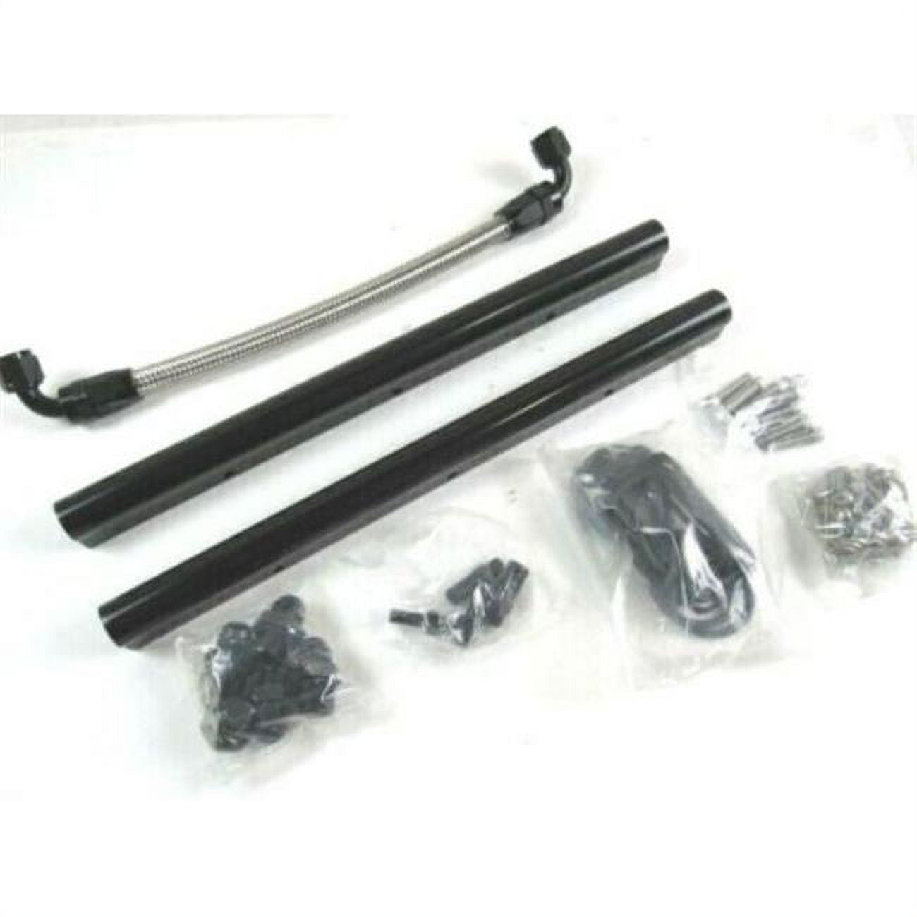 LS1 LS2 LS6 Manifole EFI Fuel Rail Kit, Black Anodized - BPE-4301BK