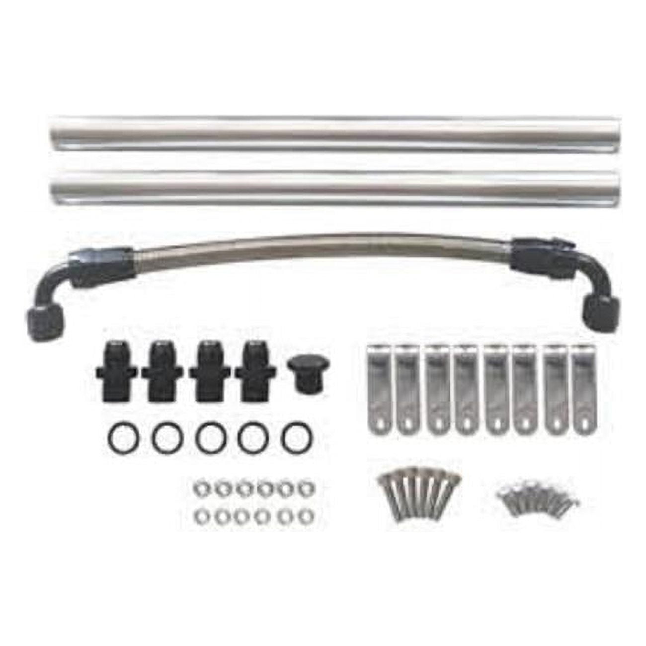 LS7 Manifold EFI Fuel Rail Kit, Black Anodized