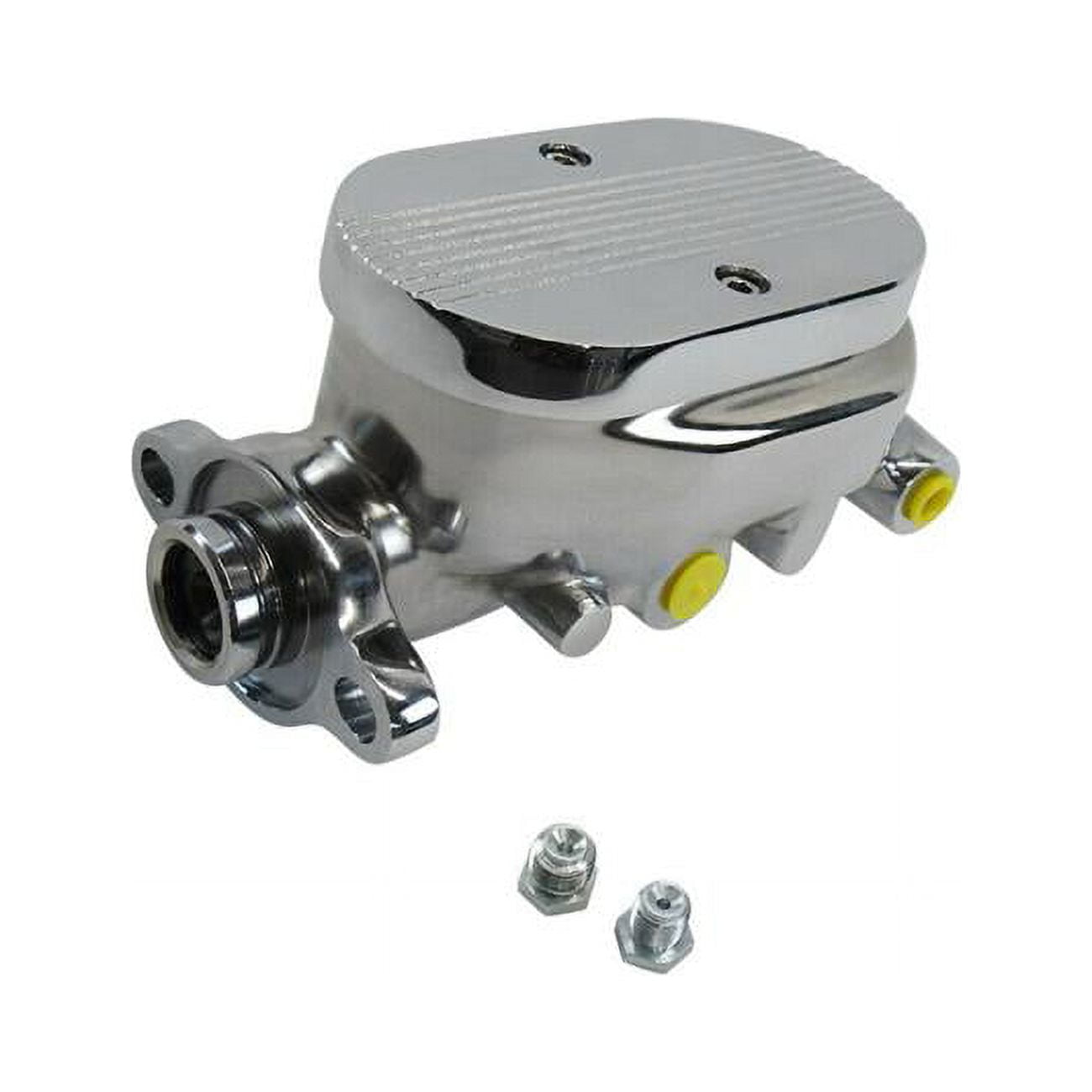 1 Bore - 0.37 in. Ports on Both Sides GM Universal Cast Aluminum Master Cylinder, Chrome