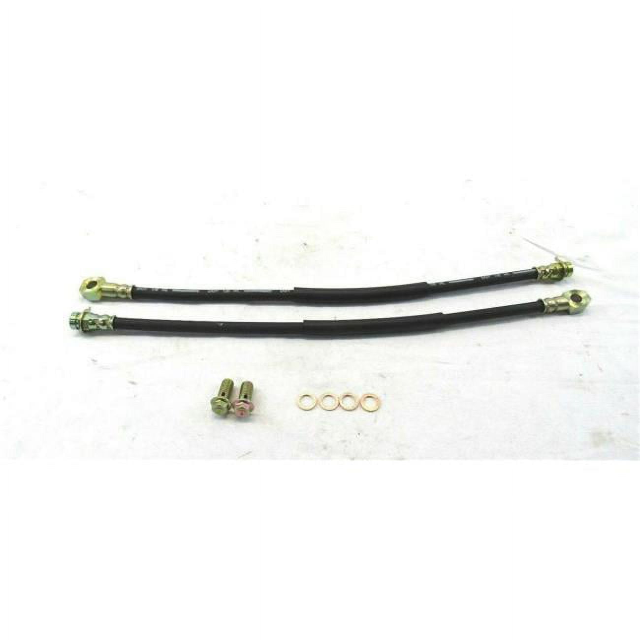 18 in. & 10 mm Banjo Rubber Brake Lines