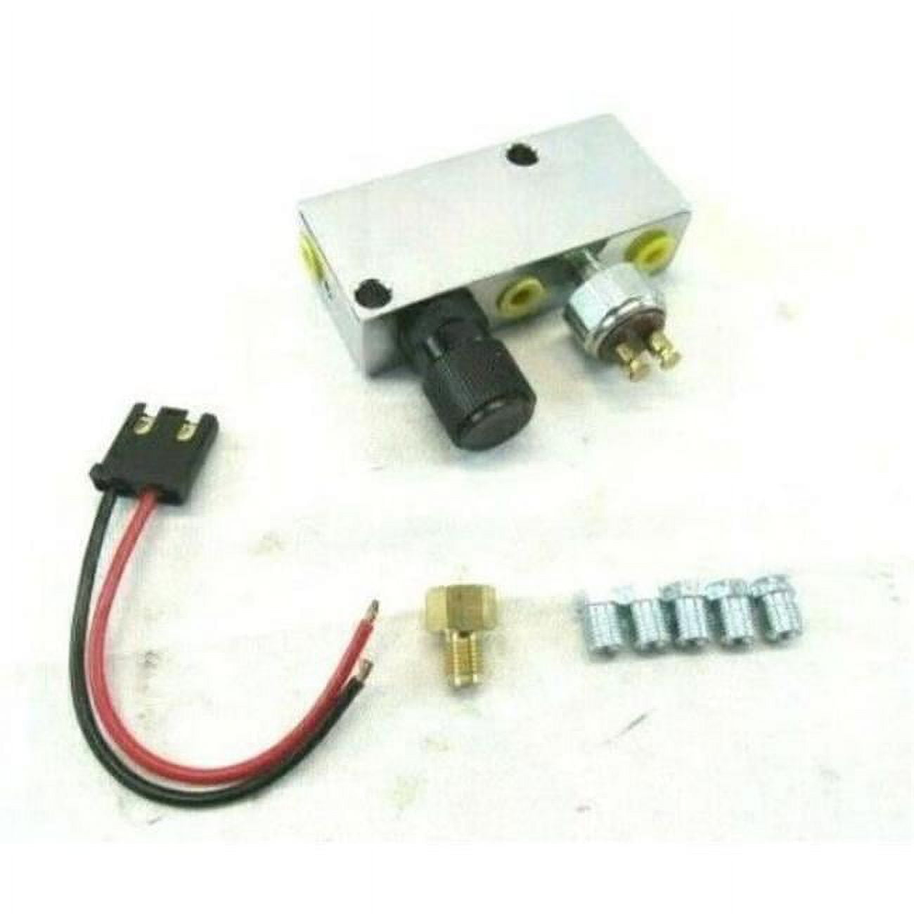 Aluminum Adjustable Brake Proportioning Valve with Distribution Block, Chrome